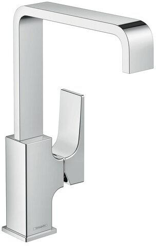 Hansgrohe Metropol egykaros mosdócsaptelep 230 Push-Open lefolyóval chrome