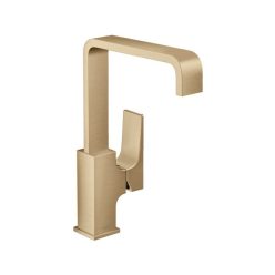   Hansgrohe Metropol egykaros mosdócsaptelep 230 Push-Open lefolyóval szálcsiszolt bronz