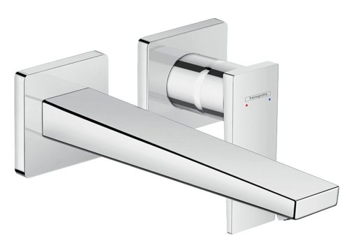 Hansgrohe Metropol 2-lyukú egykaros fali mosdócsaptelep chrome