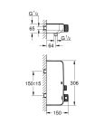 Grohe Grohtherm SmartControl Termosztátos zuhanycsaptelep Króm