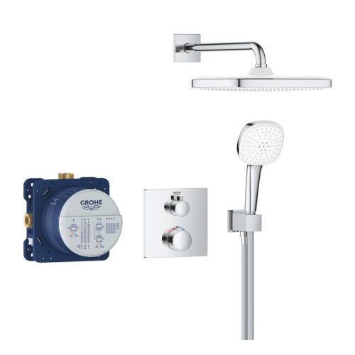 Grohe Grohtherm Beépített zuhanyrendszer Tempesta 250 Cube-val króm (új verzió) 