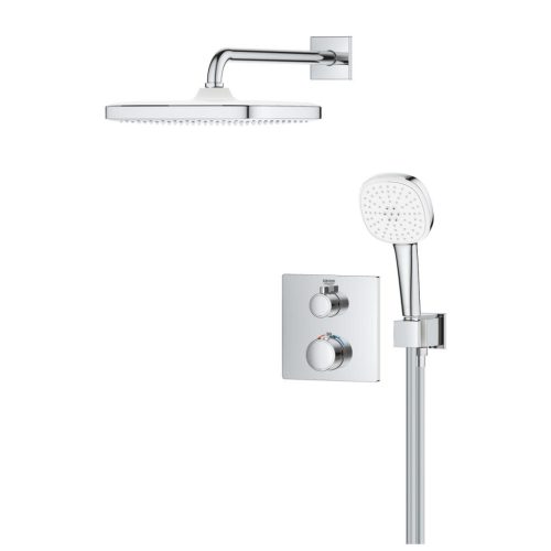 Grohe Grohtherm Beépített zuhanyrendszer Tempesta 250 Cube-val króm (új verzió) 