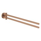 Grohe Essentials Kétágú Törölközőtartó Brushed Warm Sunset