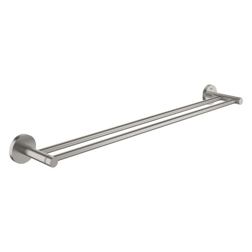 Grohe Essentials Fali dupla fürdőlepedő tartó 654 mm SuperSteel