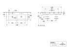 Villeroy & Boch Venticello Bútoros dupla mosdókagyló 1300 mm