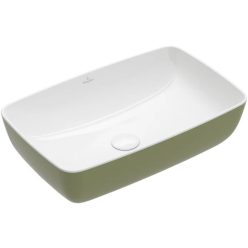   Villeroy & Boch Artis Pultra ültethető mosdókagyló Téglalap Sage Green 580 x 380 mm