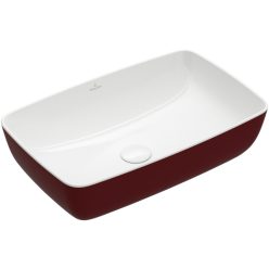   Villeroy & Boch Artis Pultra ültethető mosdókagyló Téglalap Bordeaux 580 x 380 mm