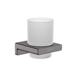   Hansgrohe AddStoris Fogkefe tartó pohár Szálcsiszolt Fekete