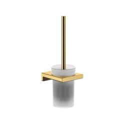   Hansgrohe AddStoris WC Kefe tartó, falra szerelhető Polírozott arany