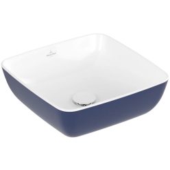   Villeroy & Boch Artis Pultra ültethető mosdókagyló Négyzet Deep Ocean 410 x 410 mm