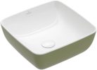 Villeroy & Boch Artis Pultra ültethető mosdókagyló Négyzet Sage Green 410 x 410 mm