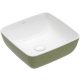 Villeroy & Boch Artis Pultra ültethető mosdókagyló Négyzet Sage Green 410 x 410 mm