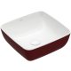 Villeroy & Boch Artis Pultra ültethető mosdókagyló Négyzet Bordeaux 410 x 410 mm