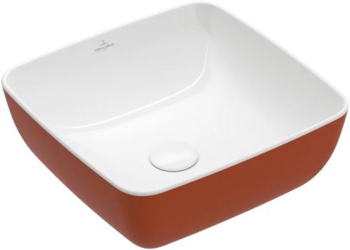 Villeroy & Boch Artis Pultra ültethető mosdókagyló Négyzet Rust 410 x 410 mm