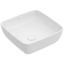   Villeroy & Boch Artis Pultra ültethető mosdókagyló Négyzet 410 x 410 mm CeramicPlus bevonattal