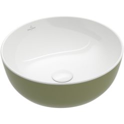   Villeroy & Boch Artis Pultra ültethető mosdókagyló Kerek Sage Green 430 mm