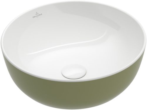 Villeroy & Boch Artis Pultra ültethető mosdókagyló Kerek Sage Green 430 mm