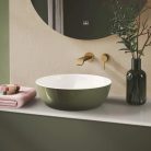 Villeroy & Boch Artis Pultra ültethető mosdókagyló Kerek Sage Green 430 mm