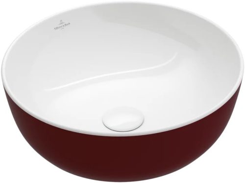 Villeroy & Boch Artis Pultra ültethető mosdókagyló Kerek Bordeaux 430 mm