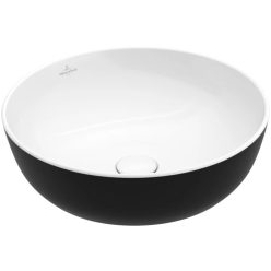   Villeroy & Boch Artis Pultra ültethető mosdókagyló Kerek Coal Black 430 mm