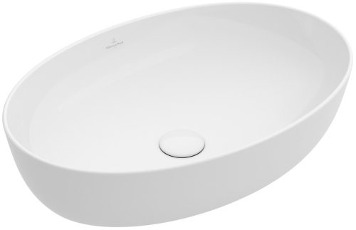 Villeroy & Boch Artis Pultra ültethető mosdókagyló Ovális 610 mm x 410 mm CeramicPlus bevonattal