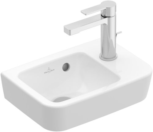 Villeroy & Boch O.Novo kézmosó balos 360 mm CeramicPlus  bevonattal