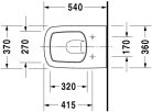 Duravit DuraStyle Peremes Fali WC-szett