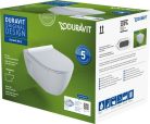 Duravit No.1 Durastyle Perem nélküli Rimless fali WC-szett