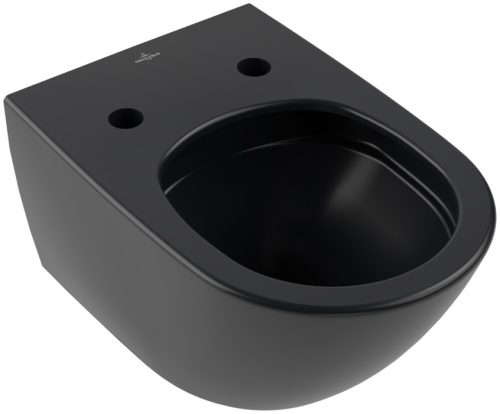 Villeroy & Boch Antao Perem nélküli fali wc 370 x 560 mm Pure Black CeramicPlus