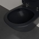 Villeroy & Boch Antao Perem nélküli fali wc 370 x 560 mm Pure Black CeramicPlus