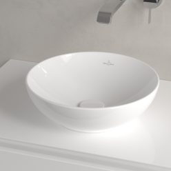   Villeroy & Boch Loop & Friends Pultra ültethető mosdókagyló kerek 380 mm túlfolyó nélkül