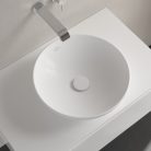 Villeroy & Boch Loop & Friends Pultra ültethető mosdókagyló kerek 420 mm Stone White túlfolyó nélkül