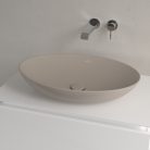 Villeroy & Boch Loop & Friends Pultra ültethető mosdókagyló ovális 620 mm Almond túlfolyóval