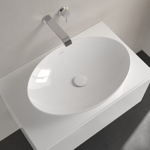 Villeroy & Boch Loop & Friends Pultra ültethető mosdókagyló ovális 620 mm túlfolyó nélkül