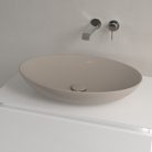 Villeroy & Boch Loop & Friends Pultra ültethető mosdókagyló ovális 620 mm Almond  túlfolyó nélkül