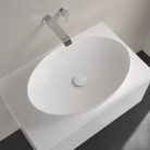 Villeroy & Boch Loop & Friends Pultra ültethető mosdókagyló ovális 620 mm Stone White túlfolyó nélkül