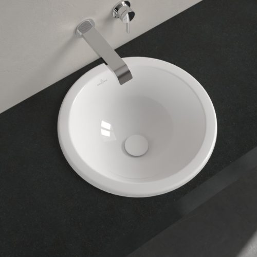 Villeroy & Boch Loop & Friends Beépíthető mosdókagyló kerek 450 mm túlfolyó nélkül