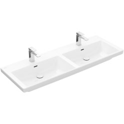   Villeroy & Boch Subway 3.0 Bútoros dupla mosdókagyló 1300 mm