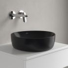 Villeroy & Boch Antao Pultra ültethető mosdókagyló 400 x 395 mm Pure Black CeramicPlus