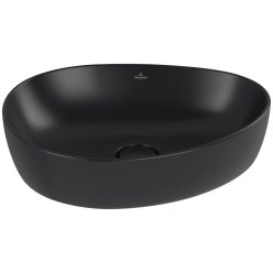   Villeroy & Boch Antao Pultra ültethető mosdókagyló 510 x 400 mm Pure Black CeramicPlus