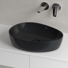 Villeroy & Boch Antao Pultra ültethető mosdókagyló 510 x 400 mm Pure Black CeramicPlus