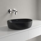 Villeroy & Boch Antao Pultra ültethető mosdókagyló 510 x 400 mm Pure Black CeramicPlus