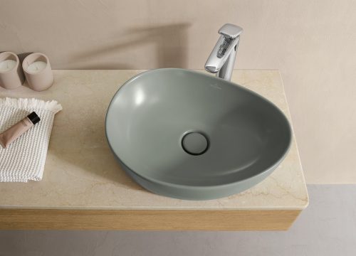 Villeroy & Boch Antao Pultra ültethető mosdókagyló 510 x 400 mm Morning Green CeramicPlus