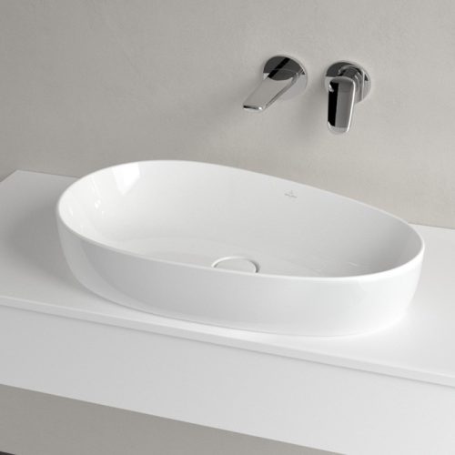 Villeroy & Boch Antao Pultra ültethető mosdókagyló 650 x 400 mm Fehér Alpin CeramicPlus