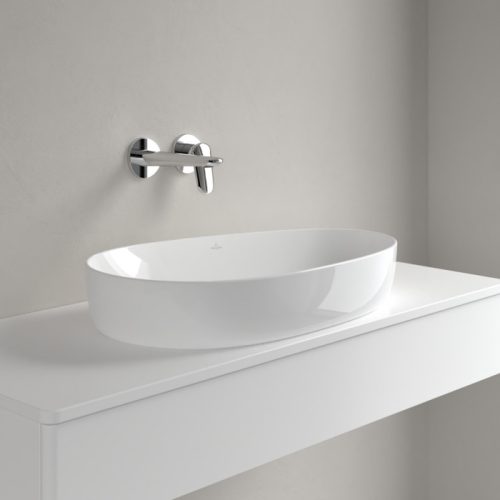Villeroy & Boch Antao Pultra ültethető mosdókagyló 650 x 400 mm Fehér Alpin CeramicPlus