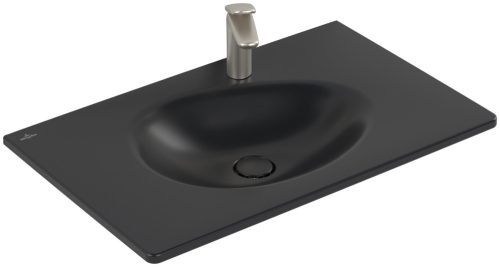 Villeroy & Boch Antao Bútoros mosdókagyló 800 x 500 mm Pure Black CeramicPlus