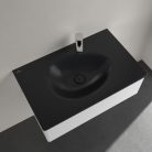 Villeroy & Boch Antao Bútoros mosdókagyló 800 x 500 mm Pure Black CeramicPlus