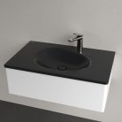 Villeroy & Boch Antao Bútoros mosdókagyló 800 x 500 mm Pure Black CeramicPlus