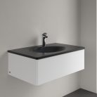 Villeroy & Boch Antao Bútoros mosdókagyló 800 x 500 mm Pure Black CeramicPlus