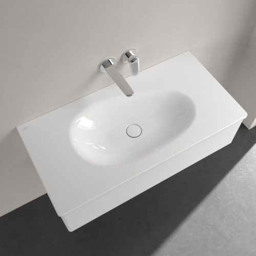 Villeroy & Boch Antao Bútoros mosdókagyló csaplyukfurat nélkül 1000 x 500 mm Fehér Alpin CeramicPlus